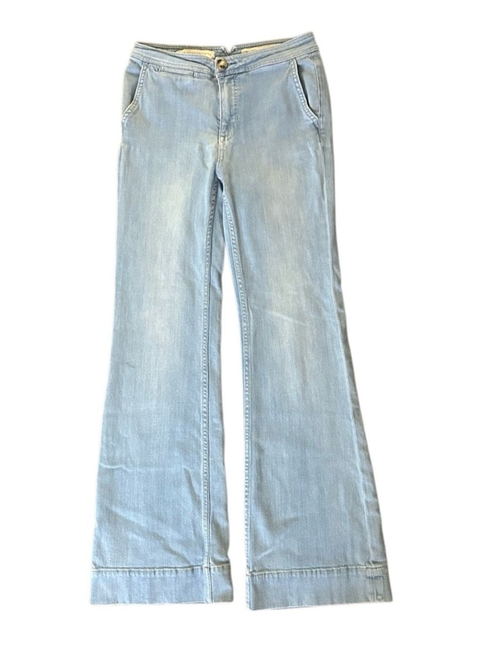 Pilcro and the Letterpress Light Wash High Rise Boot Cut Women's Jeans. Size 27